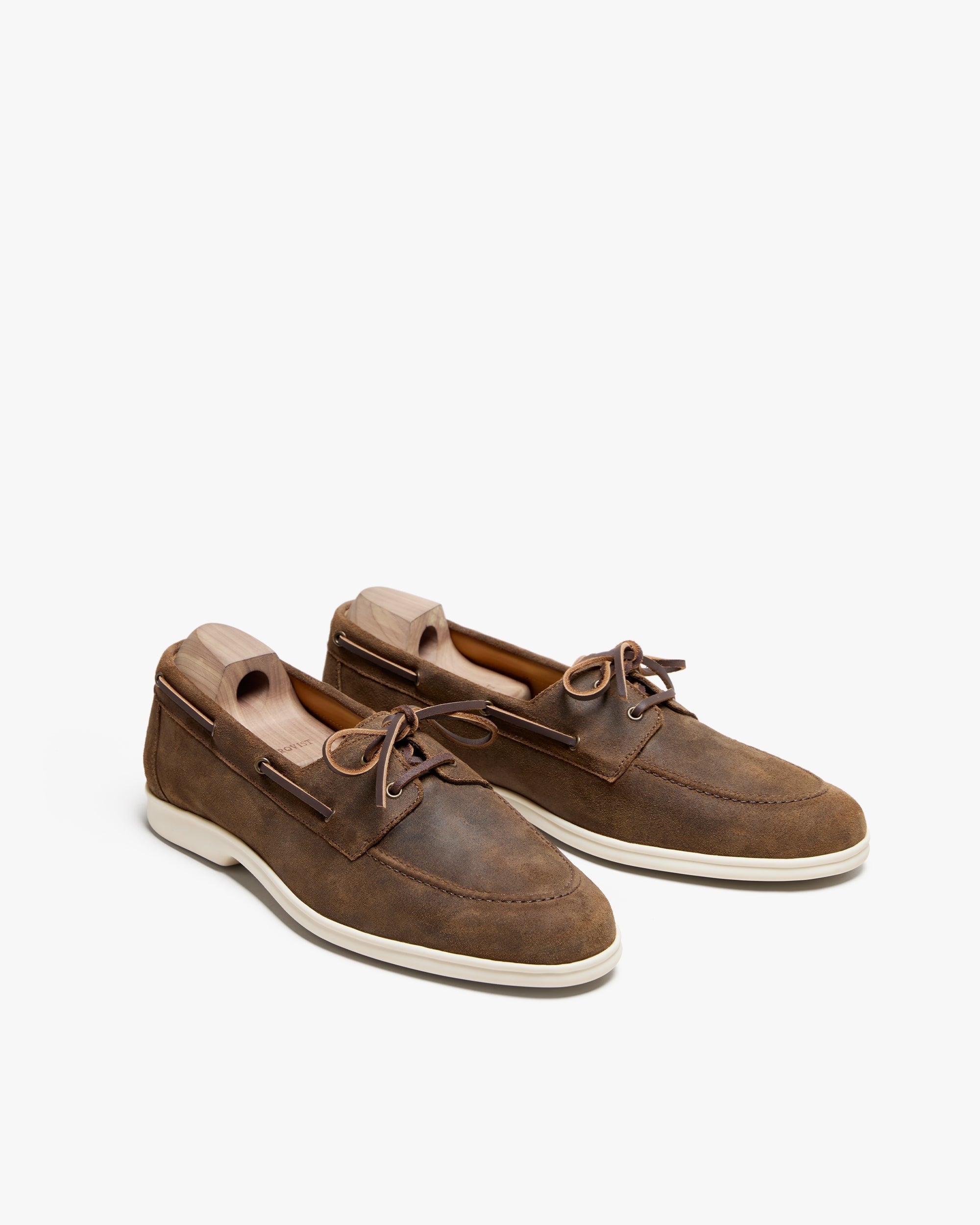 Harbor Boat Shoe – Chestnut Waxed Suede