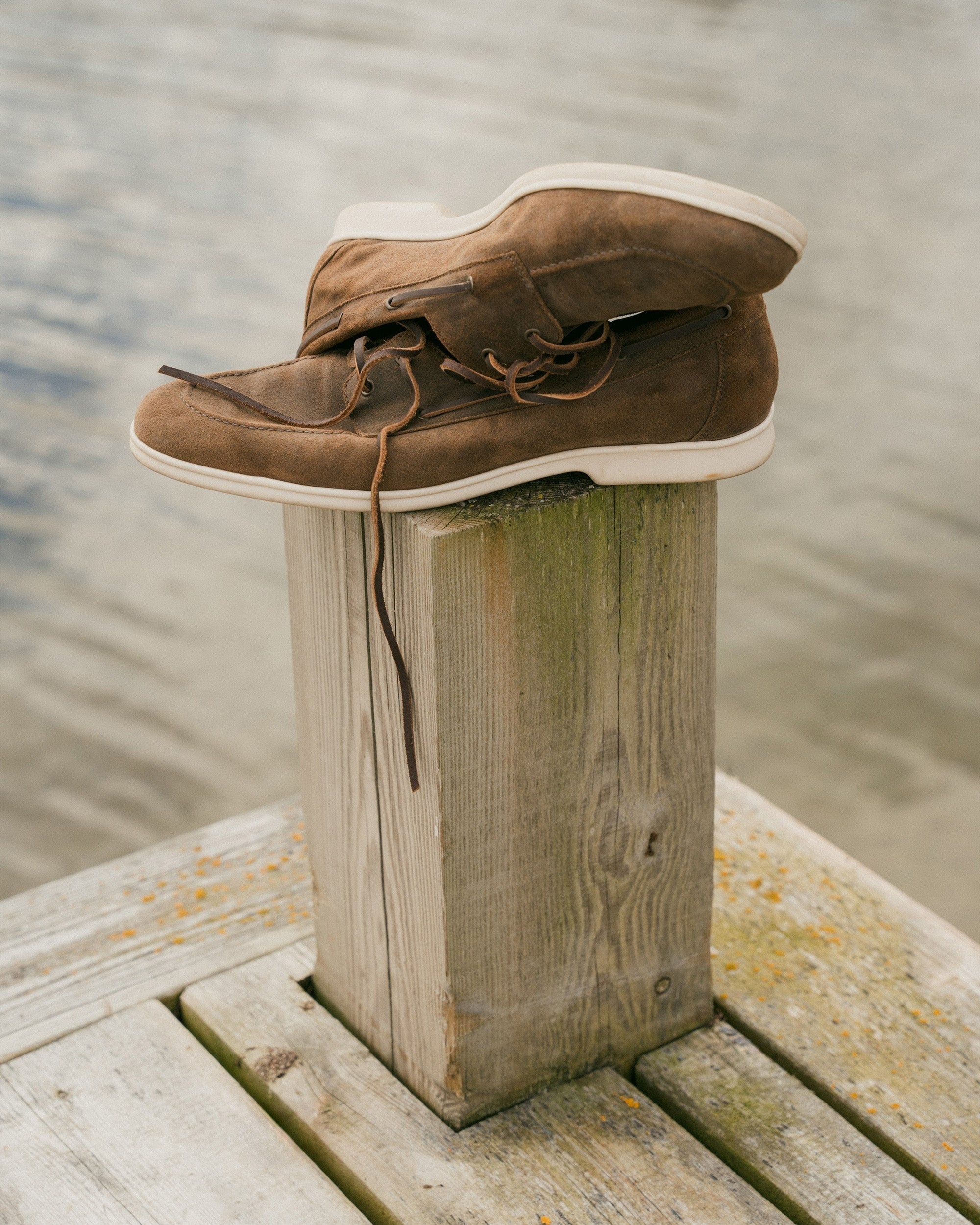 Harbor Boat Shoe – Chestnut Waxed Suede