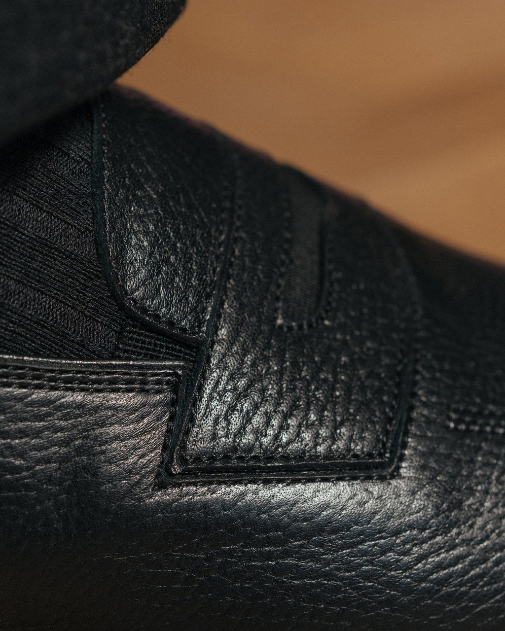 Aldon Penny Loafer – Black Natural Grain