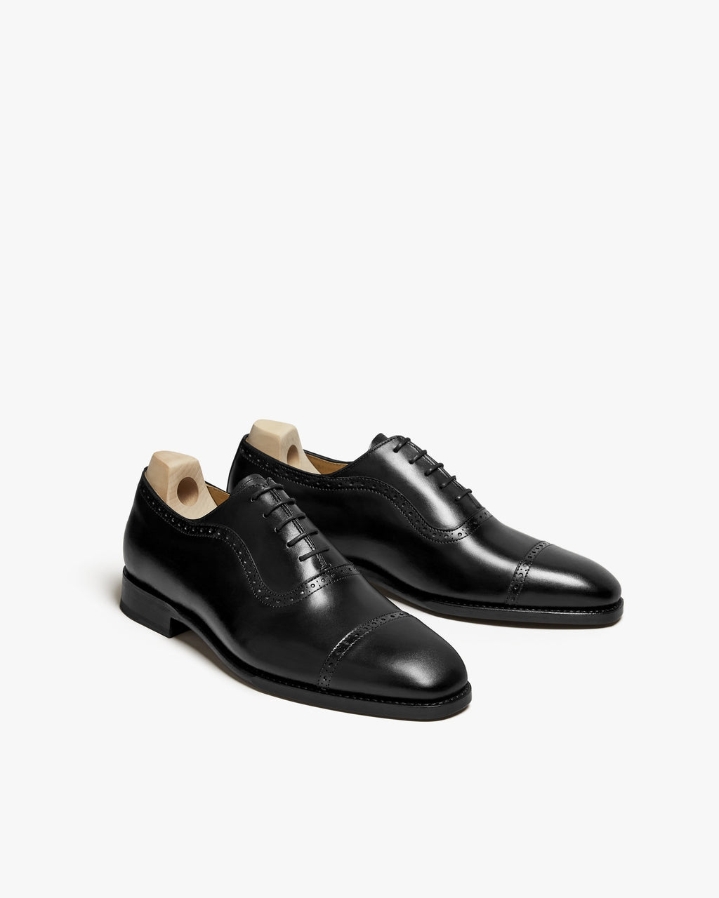 Winslow Cap-Toe Oxford – Black Calf