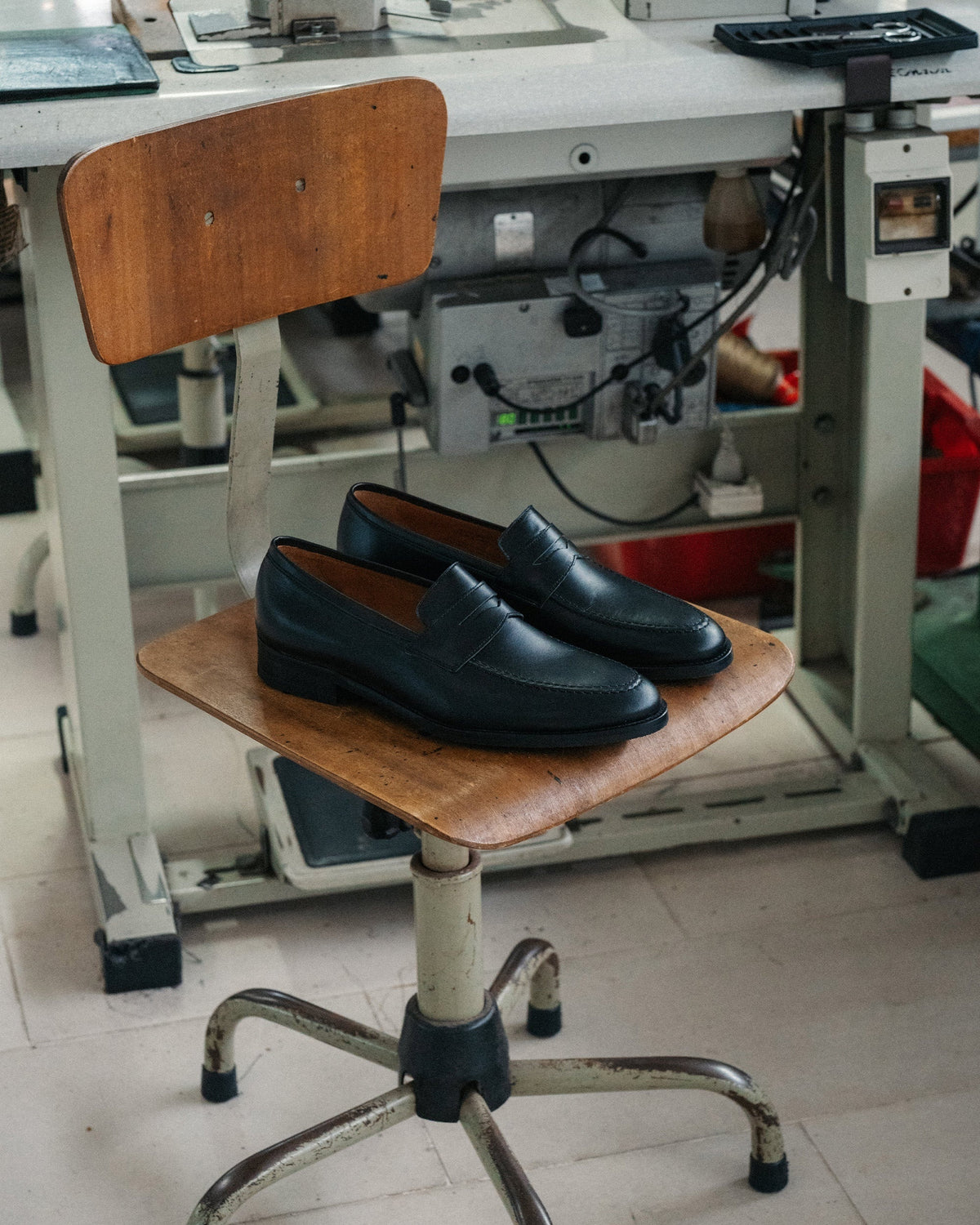 Wexford Penny Loafer – Black Calf