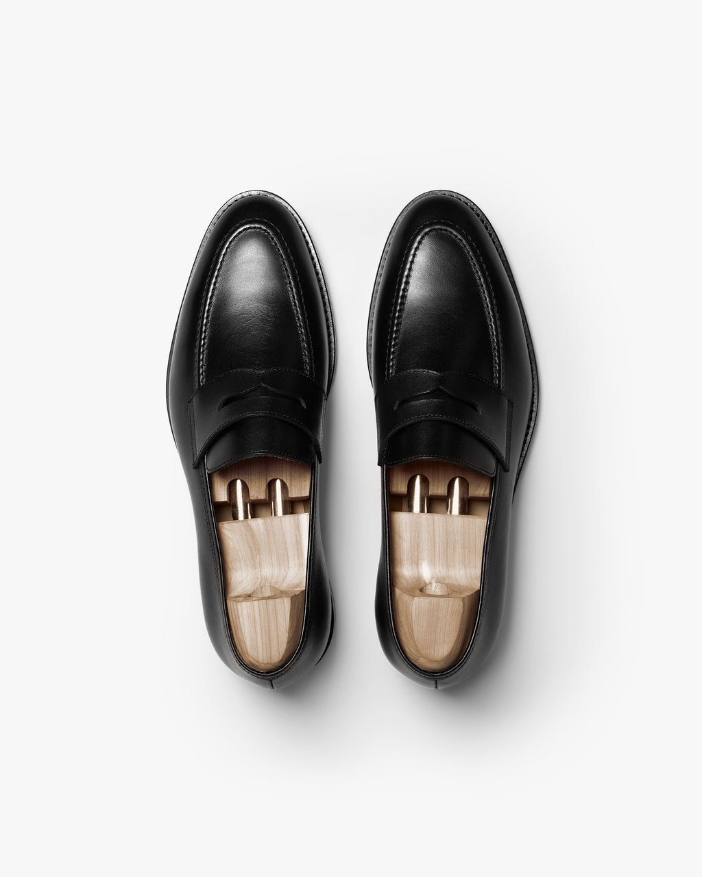 Wexford Penny Loafer – Black Calf