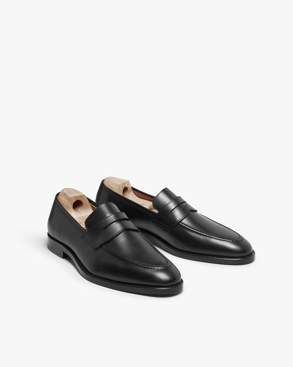 Wexford Penny Loafer – Black Calf