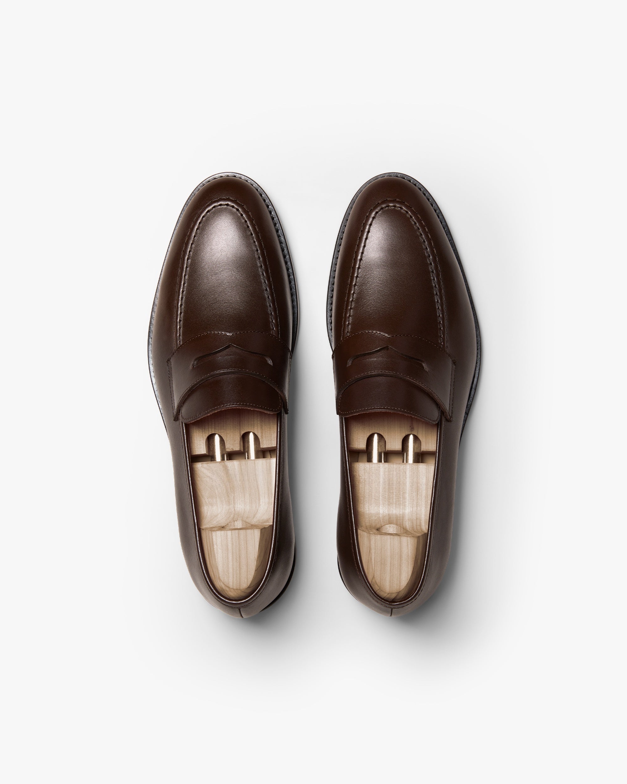 Wexford Penny Loafer – Dark Brown Calf