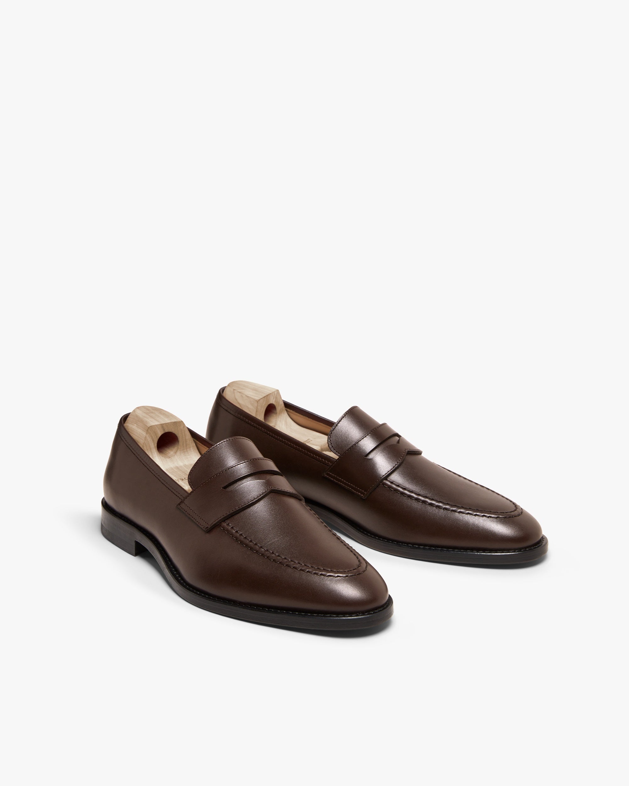 Wexford Penny Loafer – Dark Brown Calf