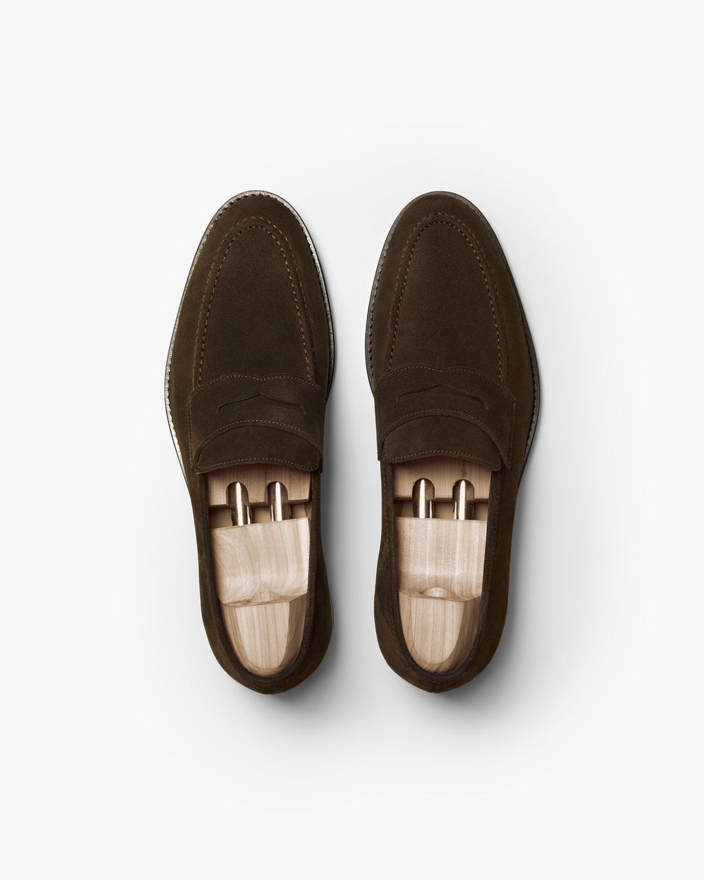 Wexford Penny Loafer – Dark Brown Suede