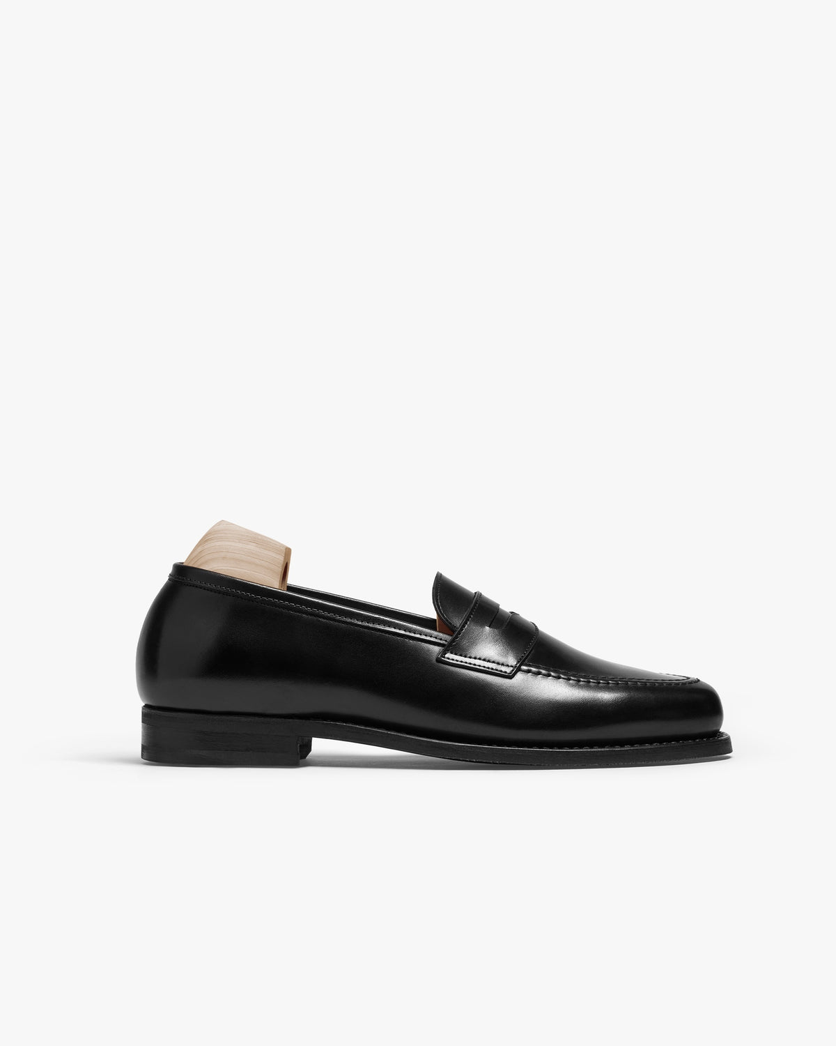 Hartley Apron Loafer – Black Calf