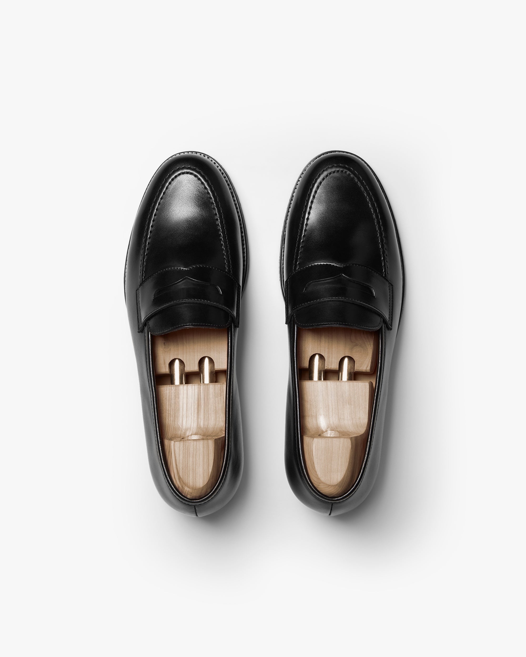 Hartley Apron Loafer – Black Calf