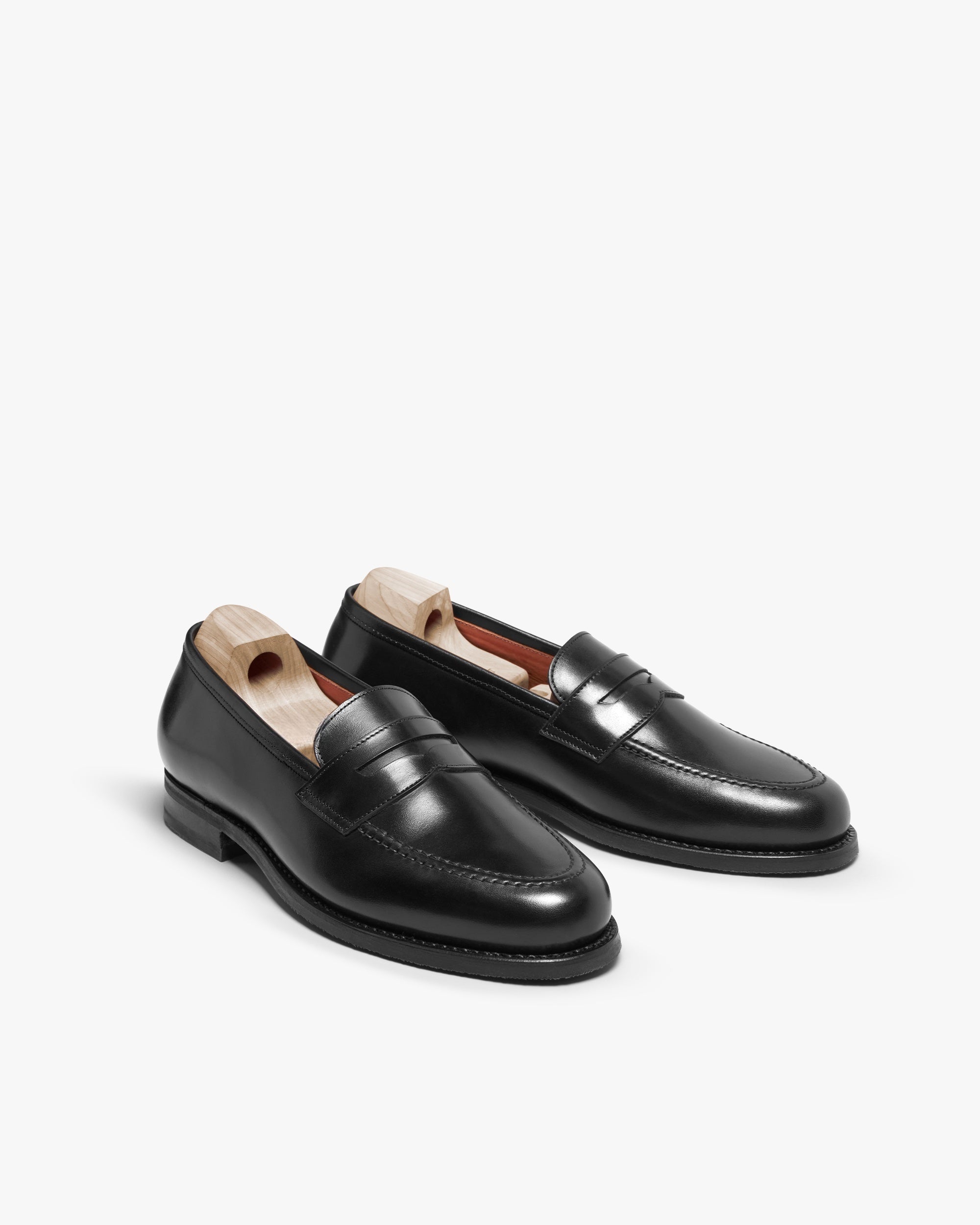 Hartley Apron Loafer – Black Calf