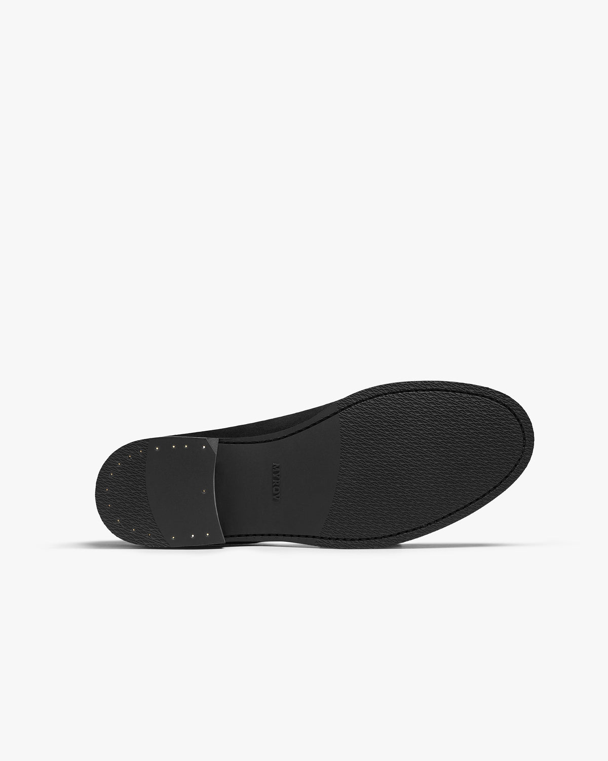 Hartley Apron Loafer – Black Suede