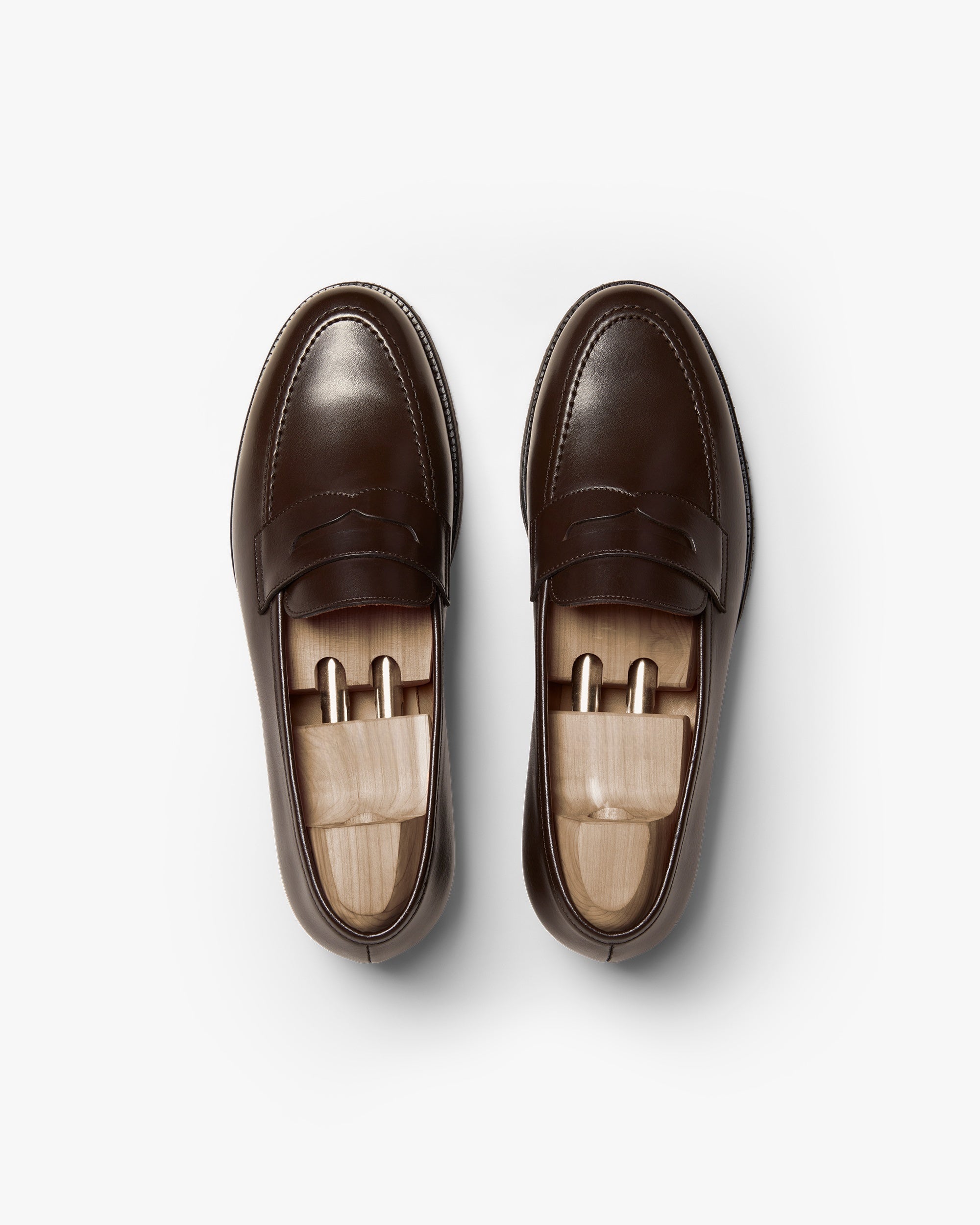 Hartley Apron Loafer – Dark Brown Calf