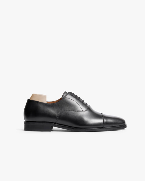 Ashcroft Cap-Toe Oxford – Black Calf