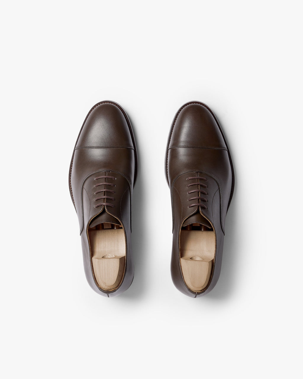 Ashcroft Cap-Toe Oxford – Dark Brown Calf