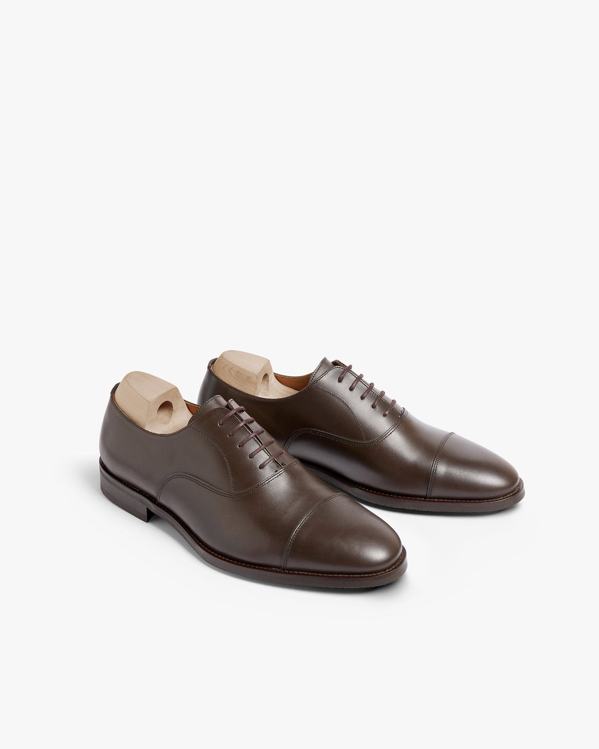 Ashcroft Cap-Toe Oxford – Dark Brown Calf